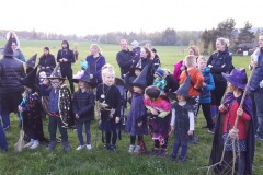 Let a pochod čarodějnic v Osovci. Foto Marie Plecitá