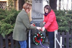 Pieta u pomníku padlých v Osově 28. října 2021. Foto Marie Plecitá